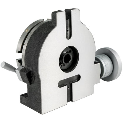 Rotary Table 6inch(150mm) Horizontal Vertical Milling Table 2/5inch(10mm) 4-Slot Milling Rotary Table MT-2 Rotary Table for Milling with Indexing Plate Set for Precision Milling Drilling
