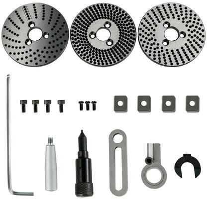 Rotary Table 6inch(150mm) Horizontal Vertical Milling Table 2/5inch(10mm) 4-Slot Milling Rotary Table MT-2 Rotary Table for Milling with Indexing Plate Set for Precision Milling Drilling