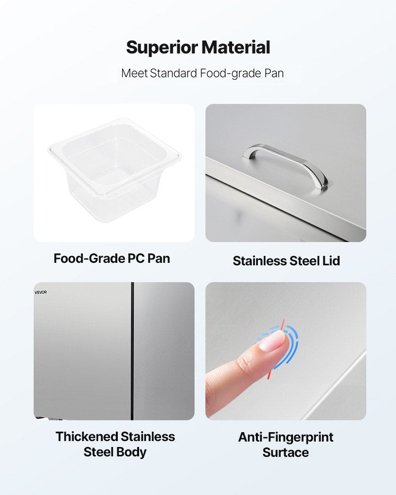 60"W Commercial Refrigerator, 15.4 Cu. Ft Sandwich Prep Refrigerated Table, Mega Top Food Prep Fridge with 24 Pans and Cutting Board, Stainless Steel Salad Prep Cooler for Restaurant, Food Truck