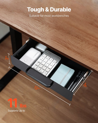 33 cm Unter Schreibtisch Schublade Organizer Pull Out Schublade Space Saver Home Office