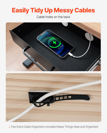 33 cm Unter Schreibtisch Schublade Organizer Pull Out Schublade Space Saver Home Office