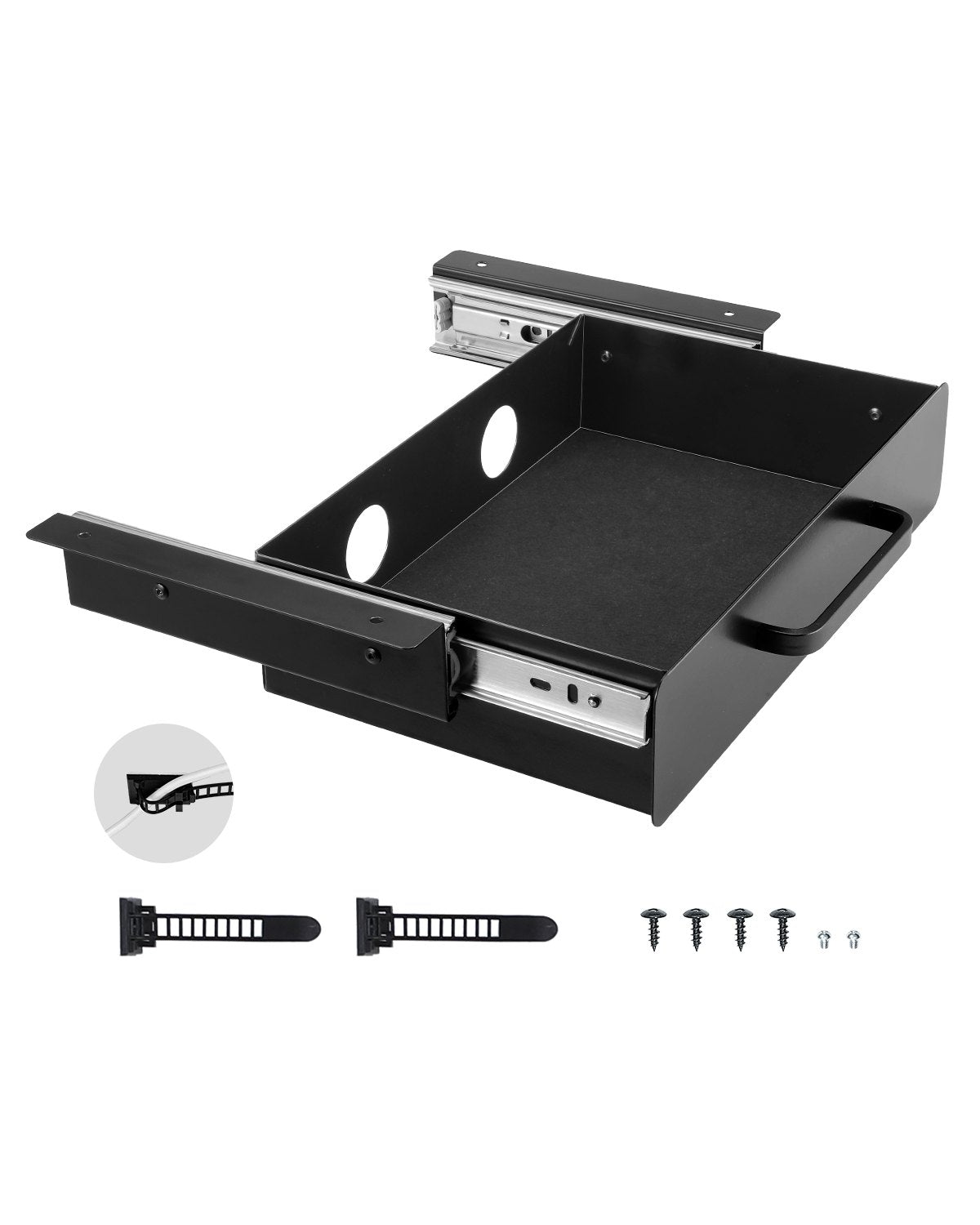 33 cm Unter Schreibtisch Schublade Organizer Pull Out Schublade Space Saver Home Office