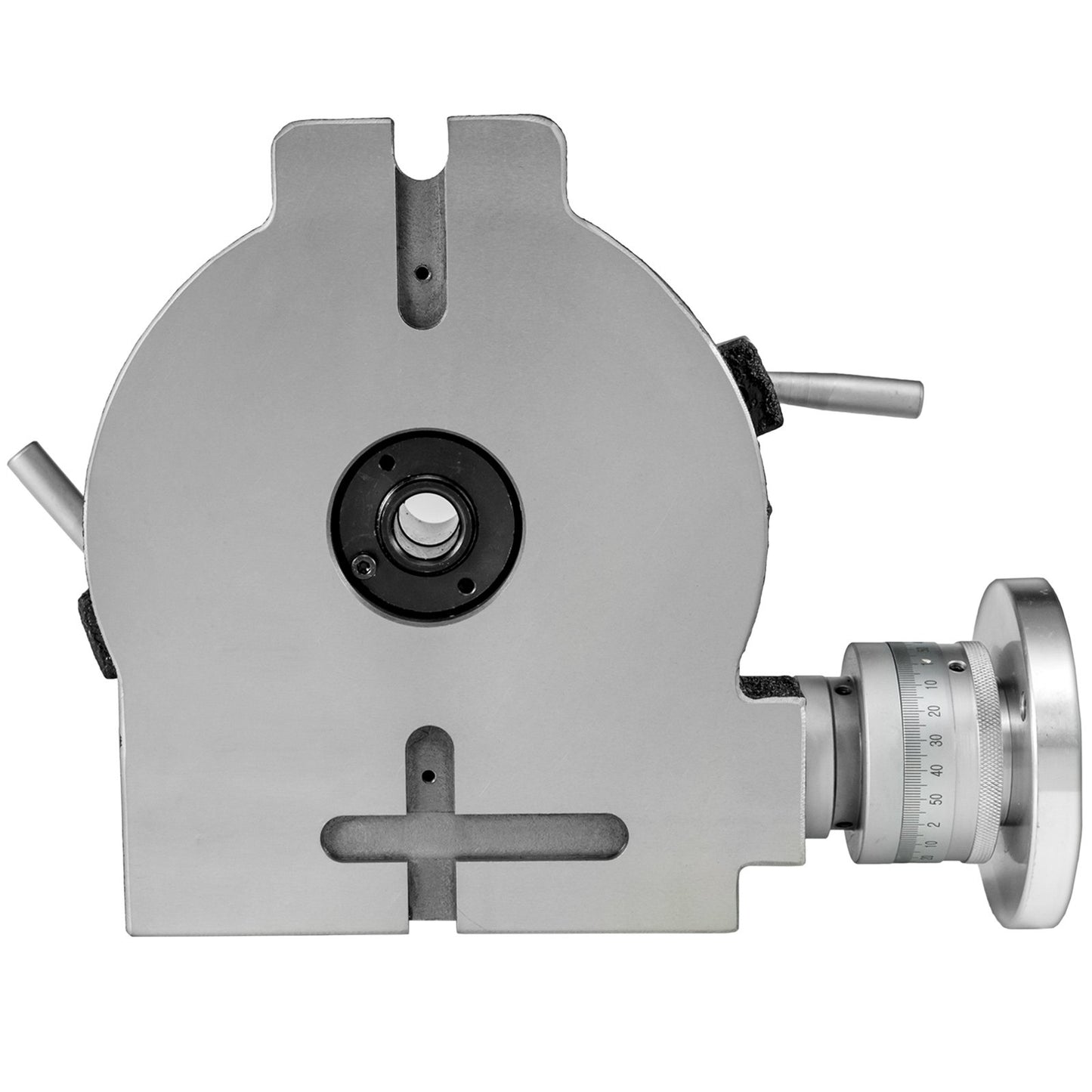 Drehtisch, 8 Zoll/200 mm, horizontaler und vertikaler Drehtisch, 3-Schlitz-Drehtisch für Fräsmaschinen, MT-3-Drehtisch zum Fräsen, 360-Grad-Präzisions-Drehtisch zum Fräsen, Bohrschraubstock