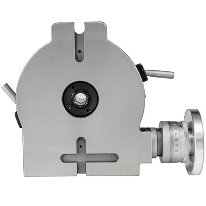 Drehtisch, 8 Zoll/200 mm, horizontaler und vertikaler Drehtisch, 3-Schlitz-Drehtisch für Fräsmaschinen, MT-3-Drehtisch zum Fräsen, 360-Grad-Präzisions-Drehtisch zum Fräsen, Bohrschraubstock