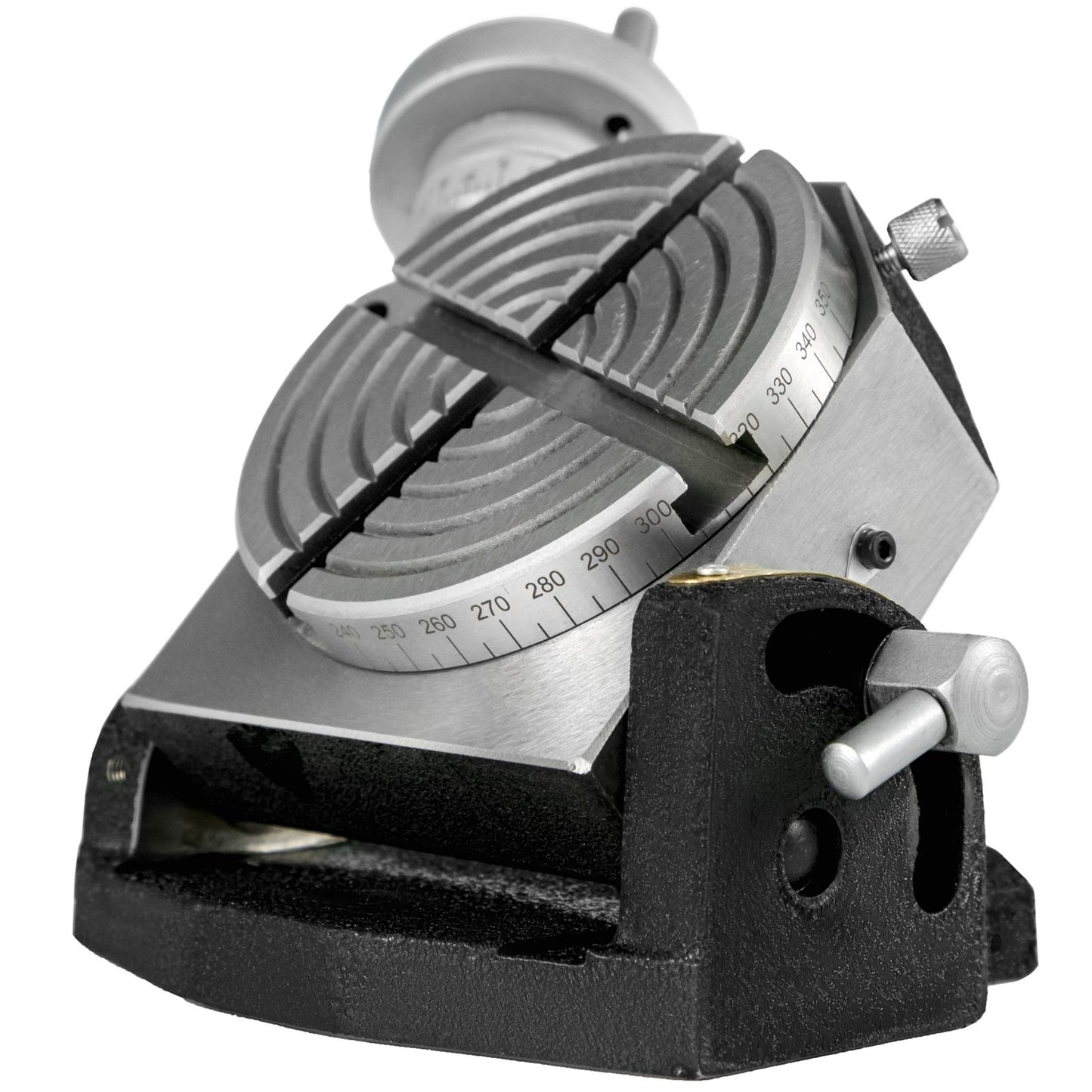 Vridbord 4 tum/100 MM Horisontellt vertikalt Vridbord 4-slits Vridbord för fräsmaskin MT-2 Vridbord för fräsning 360 grader Precisionsroterande bord för fräsning Borrskruvstycke