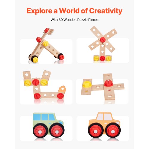 Wooden Tool Bench for Kids 3 Years+ Toy Workbench Toy Sets | EU