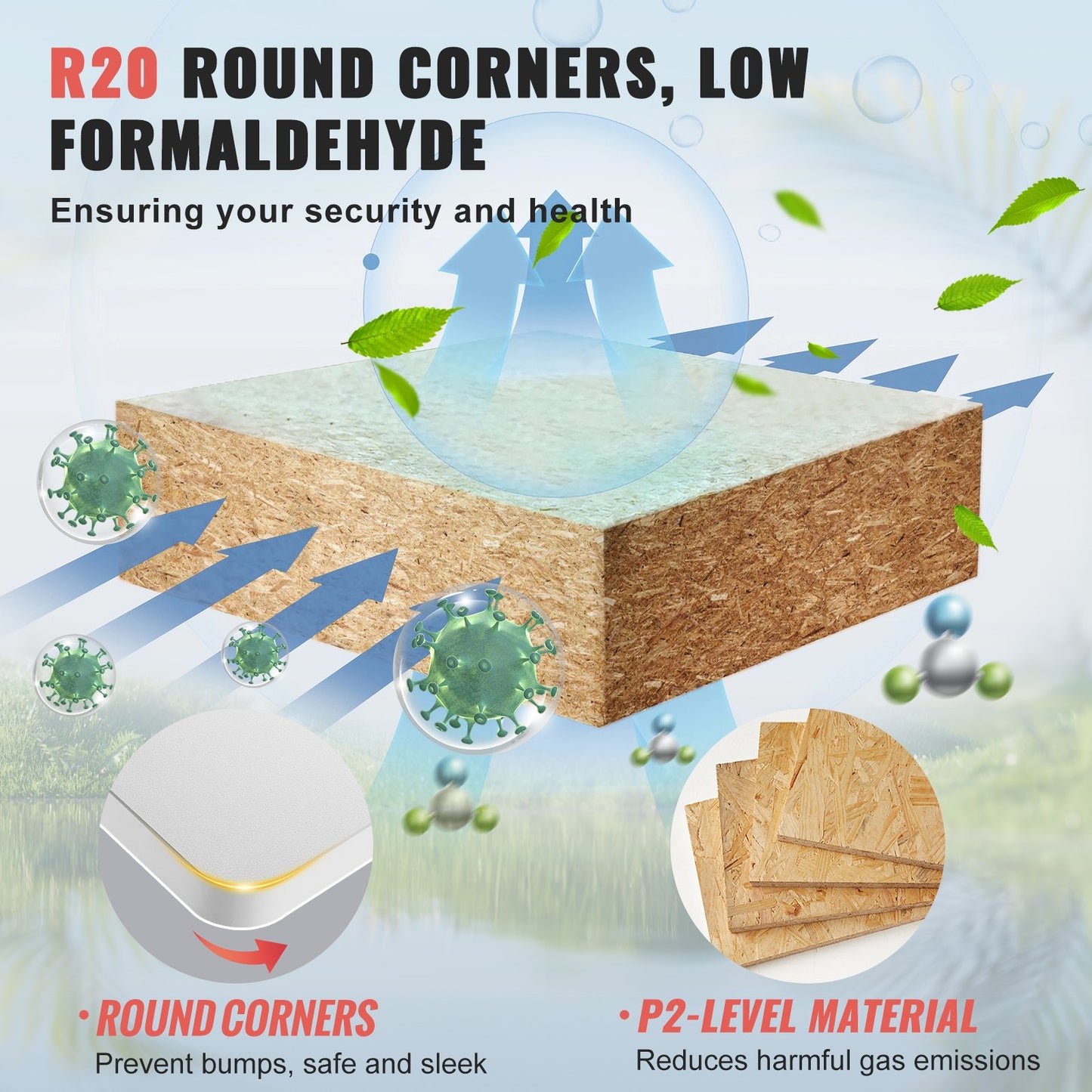 Tischplatte, 60" x 25" x 1", 220,5 lbs Tragkraft, universelle einteilige Spanplatte für höhenverstellbares elektrisches Stehpultgestell, rechteckige Arbeitsplatte für Heim- und Bürotische