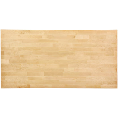 Solid Wood Table Top Desk Top 59.1" x 29.5" x 1.5" Rectangular Maple Wood