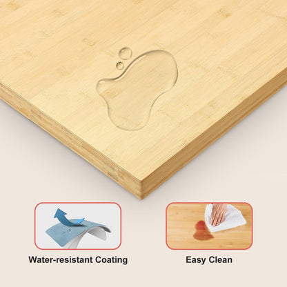 Bamboo Table Top Table Top 70.9" x 29" x 1.5" Rectangular 330 lbs Load