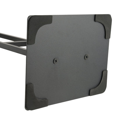 Affischstativ, justerbar höjd upp till 75", dubbelsidig Heavy Duty piedestalskylthållare, golvskylthållare Bannerstativ med stötdämpande bas för display, för skiva och skum, svart