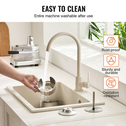 Commercial Hamburger Patty Maker, 100mm/4inch Hamburger Patty Maker, Heavy Duty Stainless Steel Food Bowl, Hamburger Press Machine, Kitchen Meat Forming Machine with 1000pcs Patty Papers