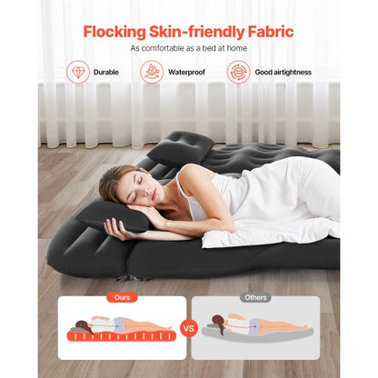 Billuftmadrass Uppblåsbar Bil Camping Resor Sovbädd SUV MPV Sedan |  EU