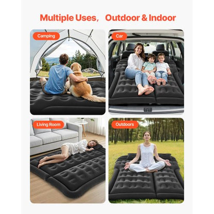 Billuftmadrass Uppblåsbar Bil Camping Resor Sovbädd SUV MPV Sedan |  EU