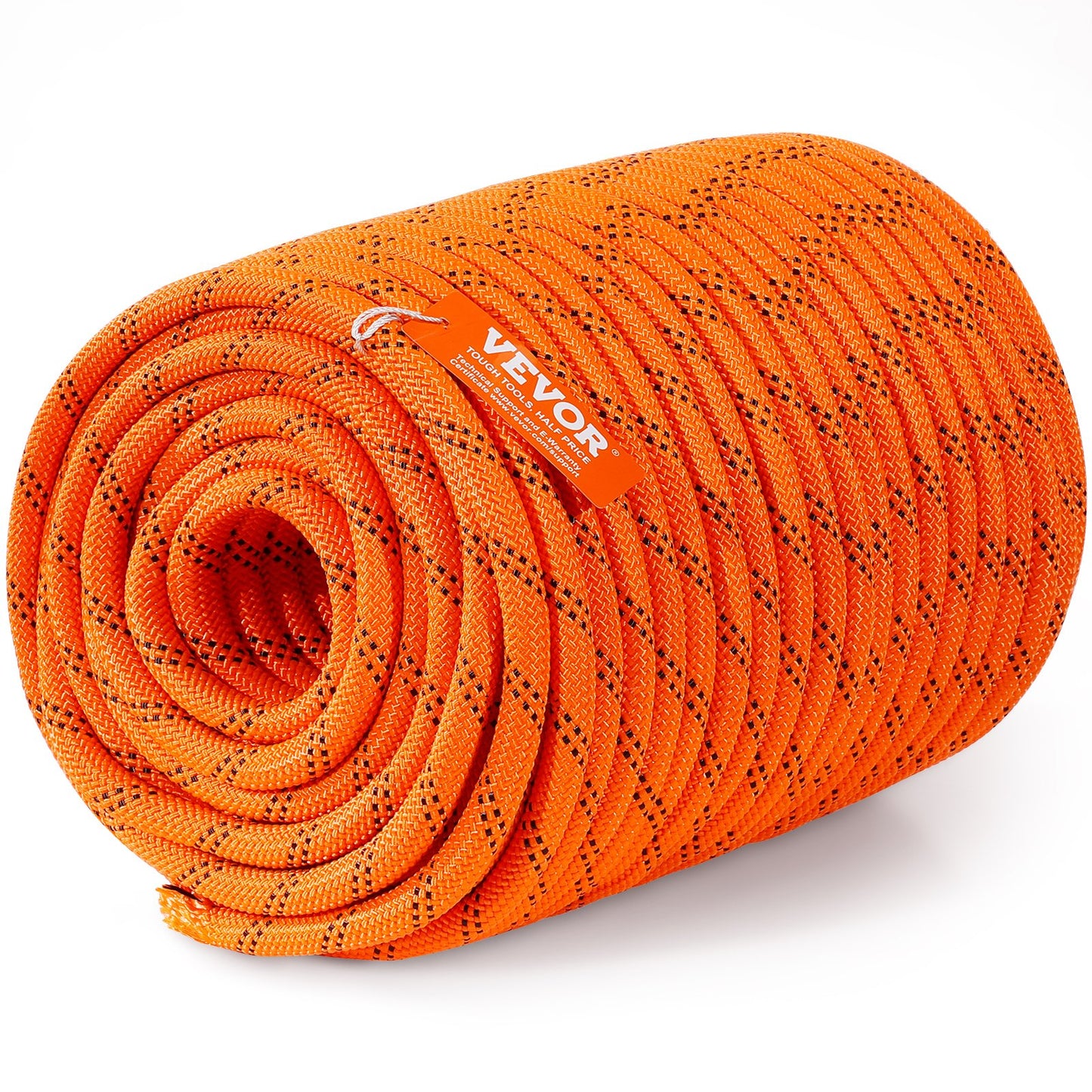 Arborist Climbing Rope Double Braided Polyester 1/2" x 220' 48-Stand