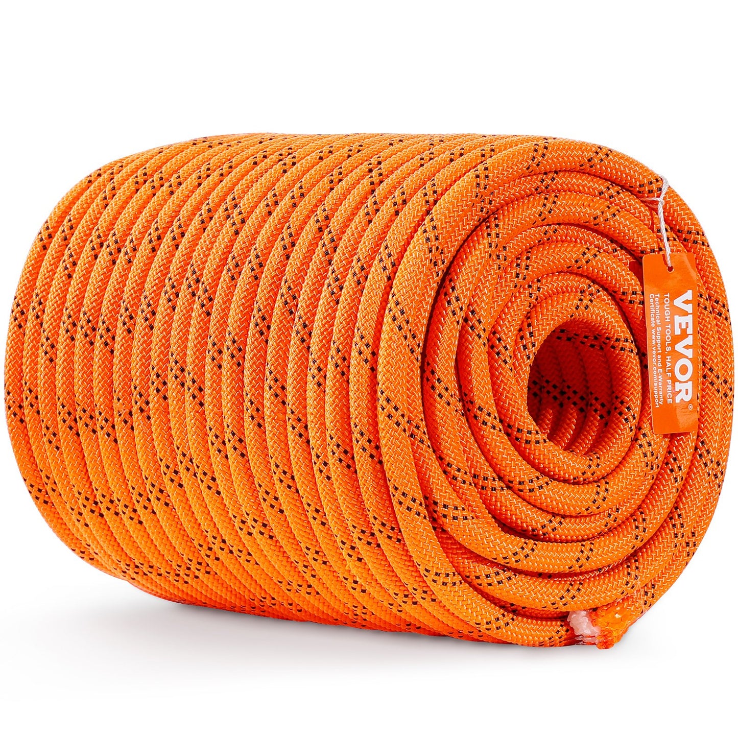 Arborist Climbing Rope Double Braided Polyester 1/2" x 220' 48-Stand