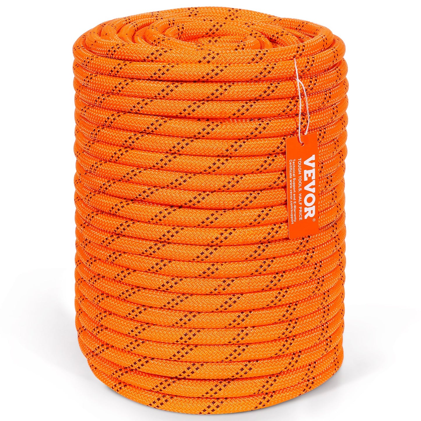 Arborist Climbing Rope Double Braided Polyester 1/2" x 220' 48-Stand