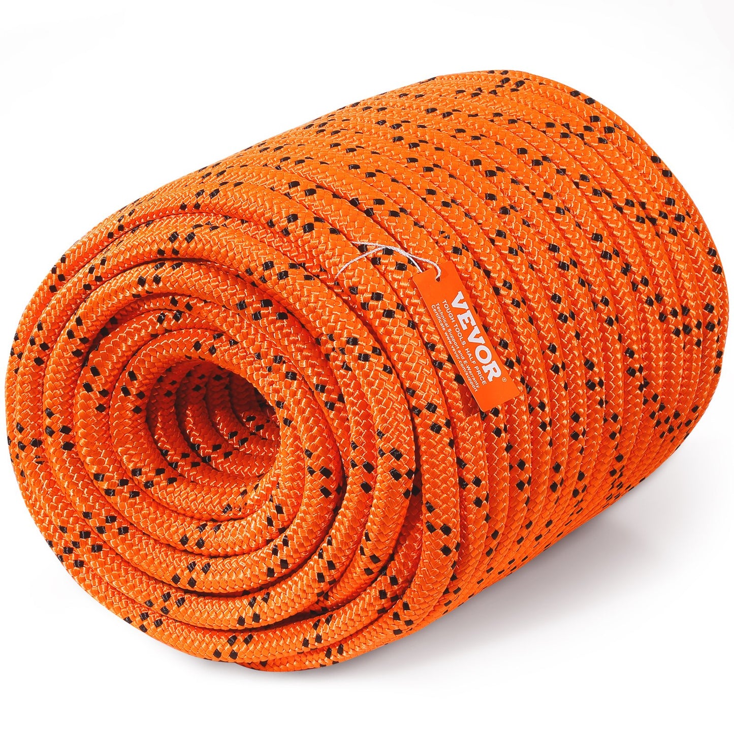 Arborist Trädklättrrep Dubbelflätad Polyester 3/4" x 220' 24-strängar