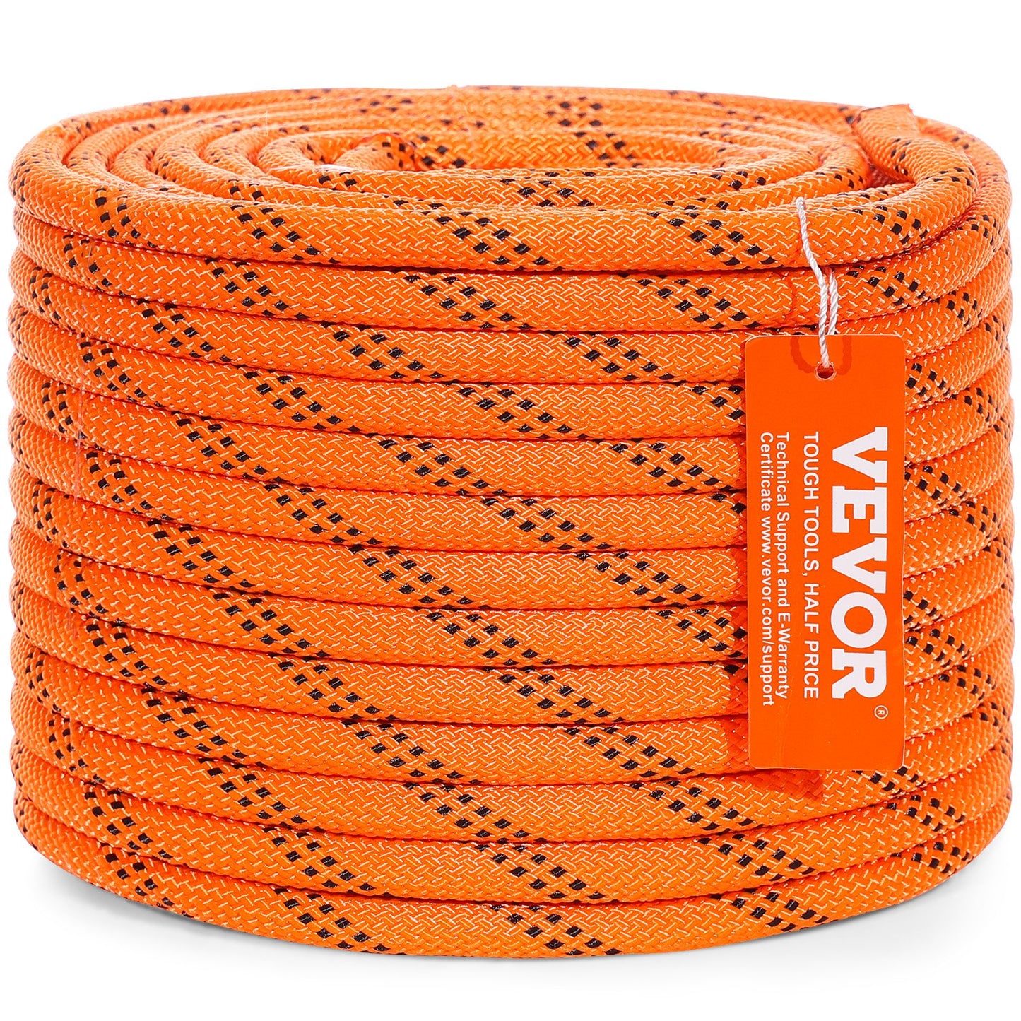 Arborist tree climbing rope double braided polyester 3/8" x 120' 48-strands