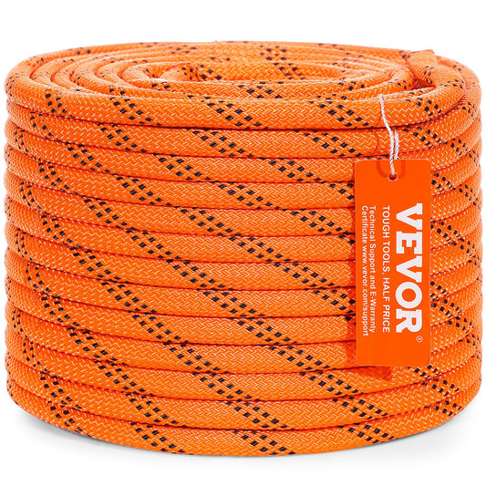 Arborist Baumkletterseil, doppelt geflochtenes Polyester, 3/8" x 120', 48 Stränge