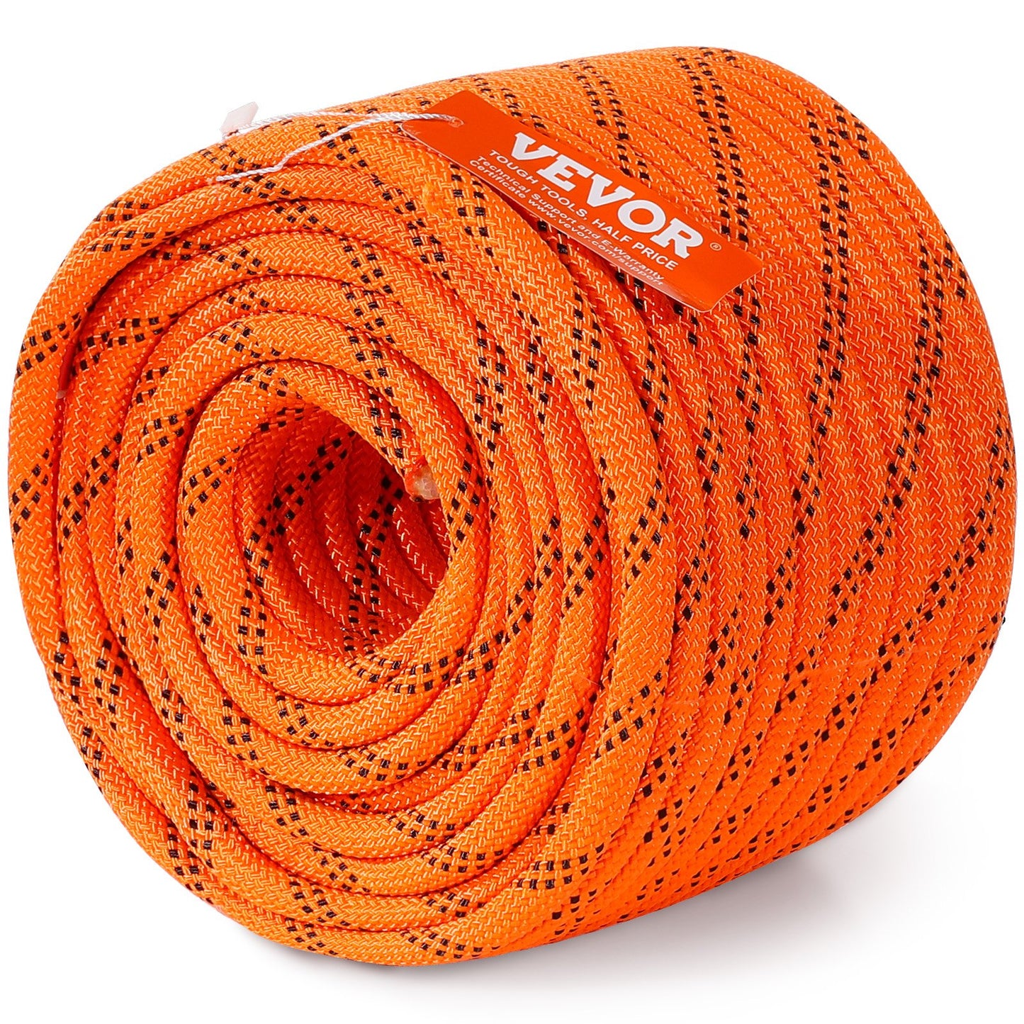 Arborist tree climbing rope double braided polyester 3/8" x 120' 48-strands
