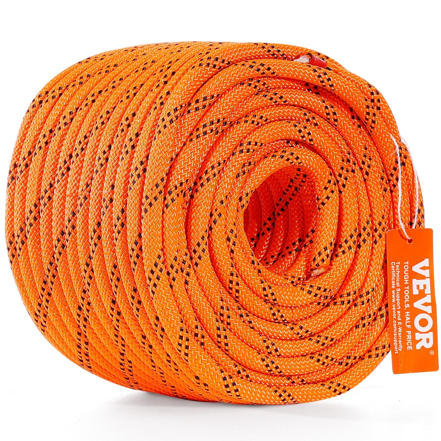 Arborist tree climbing rope double braided polyester 3/8" x 120' 48-strands