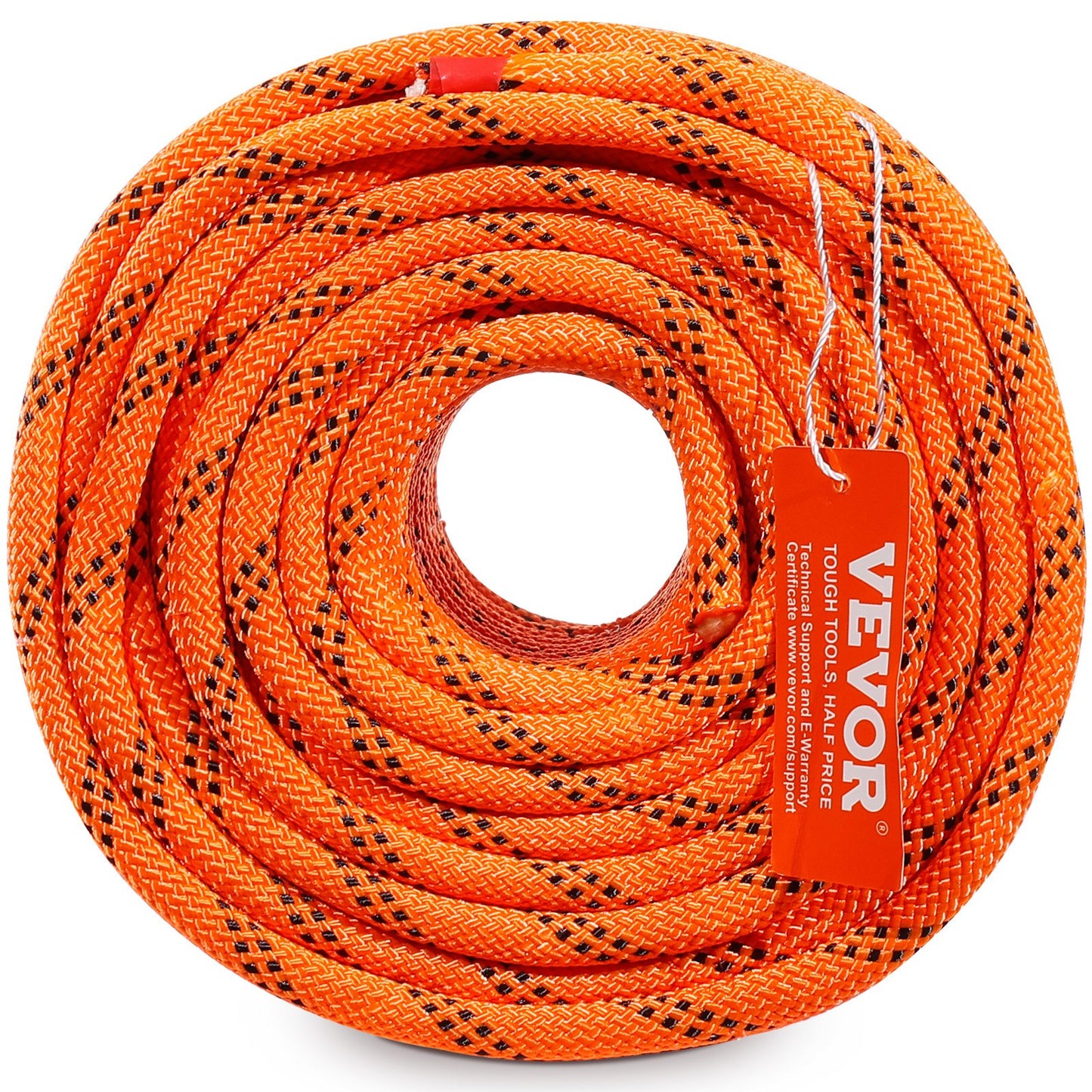 Arborist tree climbing rope double braided polyester 3/8" x 120' 48-strands