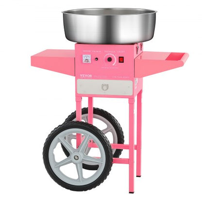 Commercial Cotton Candy Machine with Cart Cotton Candy Machine 1000W Party | EU