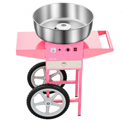 Commercial Cotton Candy Machine with Cart Cotton Candy Machine 1000W Party | EU