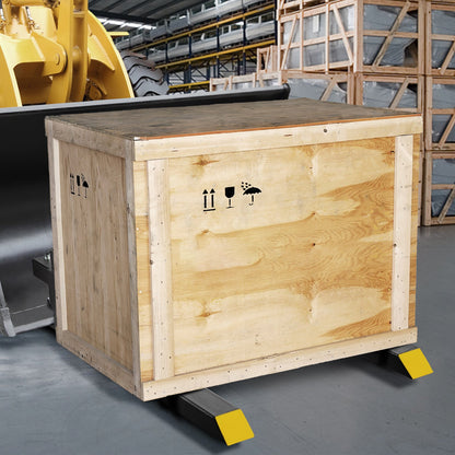 Pallet Forks, 4000 lbs Clamp on Pallet Forks, 60" Total Length Heavy Duty Pallet Forks with Adjustable Stabilizer bar, Tractor Bucket Forks for Tractor Attachments, Skid Steer, Loader Bucket