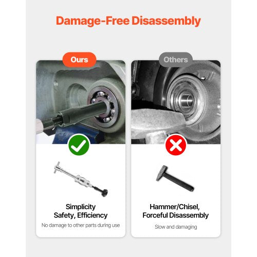 Lageravdragarsats för blindhål, 16-i-1-sats för innerlager och tätningsutdragare, 16 delar glidhammare, pilotinsats, invändig lagerborttagningsverktygssats med 10 delade hylsor och motstag |  EU