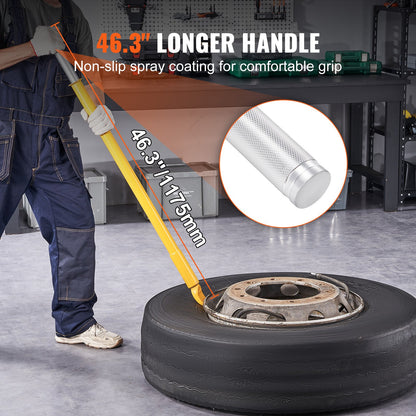 Tire Bead Breaker Slide Hammer, 46.3" Length Heavy Duty Steel Tire Bead Breaker, Portable Tire Changing Sliding Impact for Car Truck Trailer Tire Removal
