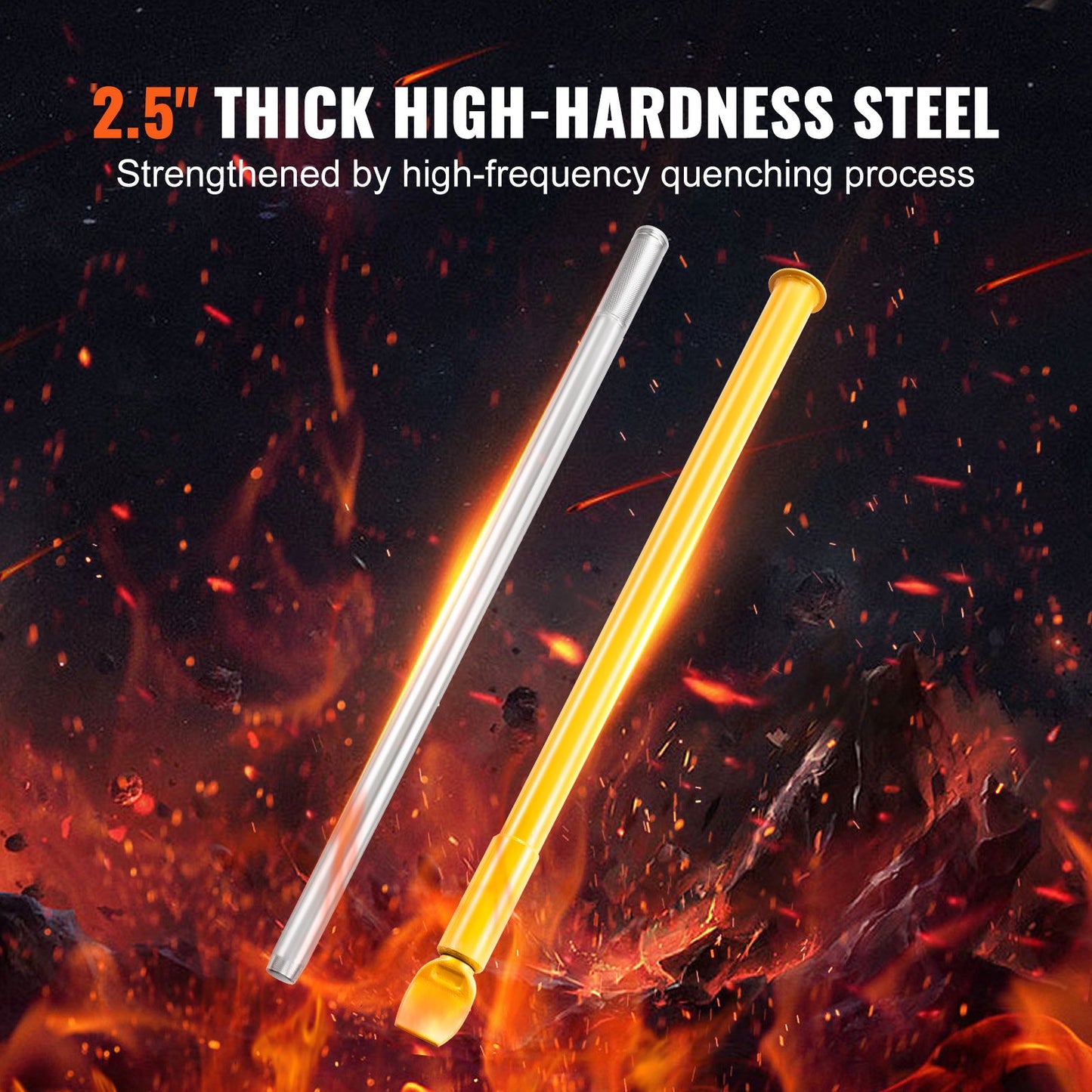 Tire Bead Breaker Slide Hammer, 46.3" Length Heavy Duty Steel Tire Bead Breaker, Portable Tire Changing Sliding Impact for Car Truck Trailer Tire Removal