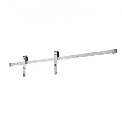 6FT Sliding Door Kit for Single Sliding Door Silver | EU