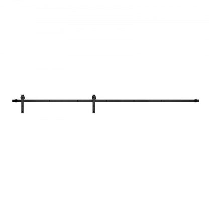 10FT Schiebetür-Hardware-Kit für einzelne J-förmige Schiebetür