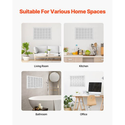 return air filter grille fits duct opening W30 x H20 inch with filter | EU