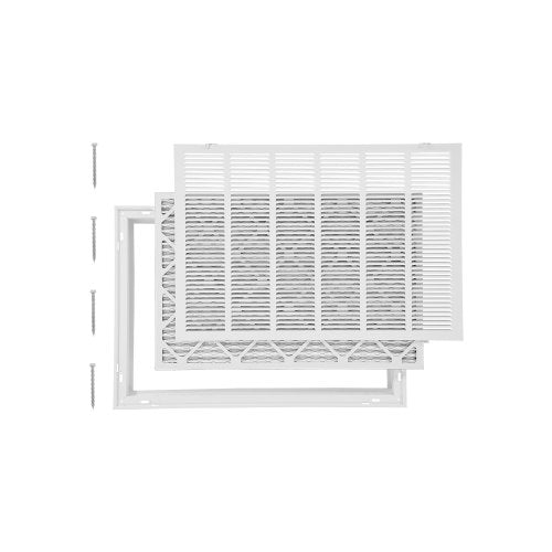 return air filter grille fits duct opening W30 x H20 inch with filter | EU