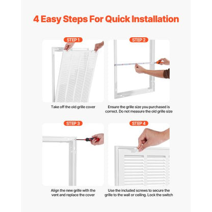 return air filter grille fits W20 x H25 inch duct opening air valve cover | EU