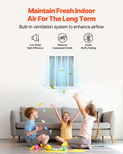 Return Air Filter Grille, Fits W20 x H25 Inch Duct Opening, Filter Not Included, Return Air Vent Cover for Wall, Powder-Coated Steel Return Air Grill Detachable Face/Door for 1 inch Filters