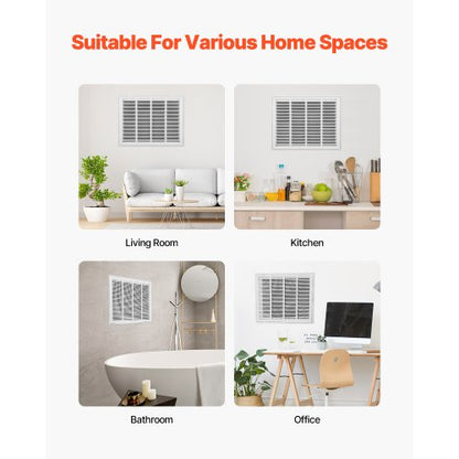 return air filter grille fits W24 x H18 inch duct opening air valve cover | EU