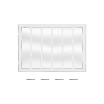Return Air Filter Grille, Fits W30 x H20 Inch Duct Opening, Filter Not Included, Return Air Vent Cover for Wall, Powder-Coated Steel Return Air Grill Detachable Face/Door for 1 inch Filters