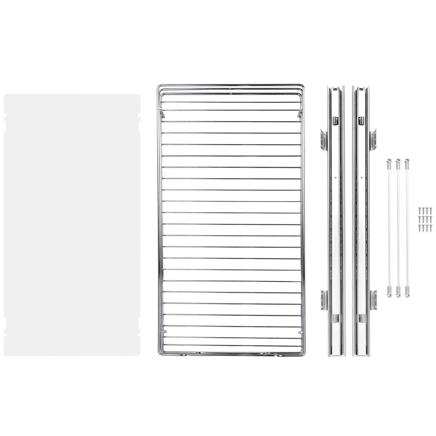 12.5"Wx21"Dx3.5"H Pull Out Cabinet Organizer, Heavy Duty Slide Out Pantry Shelves, Steel Roll Out Drawers, Sliding Drawer Storage for Home Under Sink, 14"Wx22"Dx7"H Install Size for Cabinet