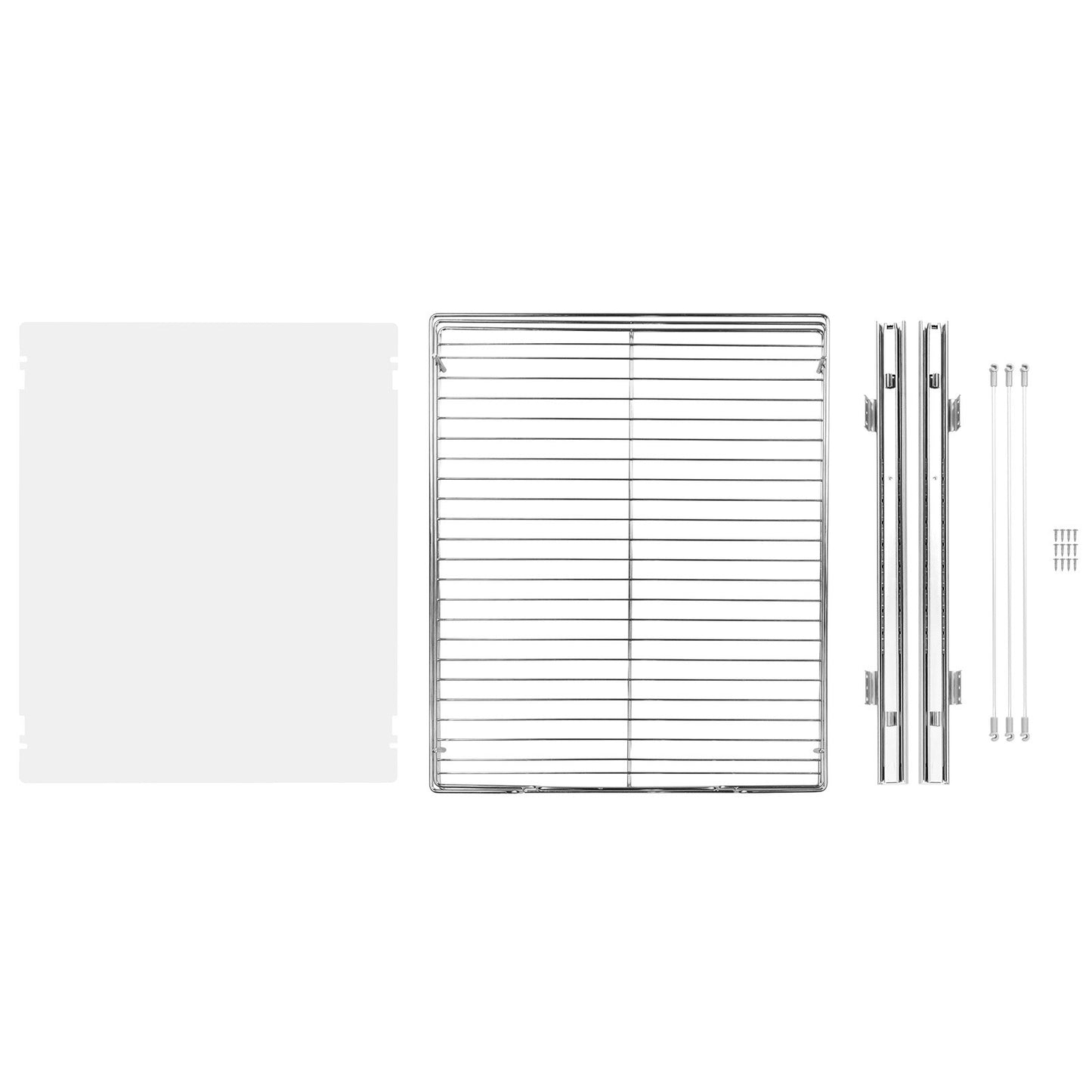 15.5"Wx21"Dx3.5"H Pull Out Cabinet Organizer, Heavy Duty Slide Out Pantry Shelves, Steel Roll Out Drawers, Sliding Drawer Storage for Home Under Sink, 17"Wx22"Dx7"H Install Size for Cabinet