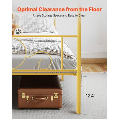 Fullstor himmelsäng i metall med huvudgavel och himmelssäng |  EU