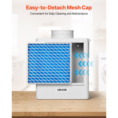 3-in-1-Entlüftungsset für Wäschetrockner im Innenbereich. ABS-Material, passend für 99-mm-Abluftöffnung.