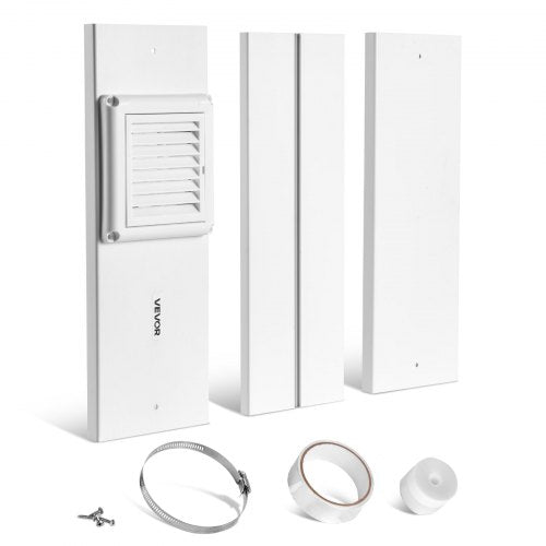 Torktumlare Ventilationsfönster Kit Passar 101,6 mm slang Justerbar för skjutbara fönster