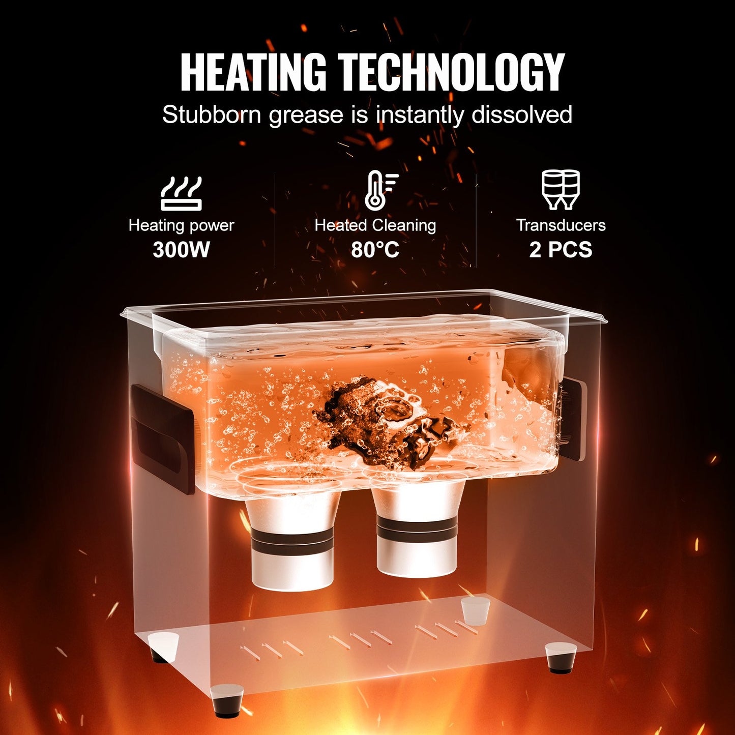 3L Ultra Sonic Cleaner Cleaning Machine with Basket Heater and Timer 120W