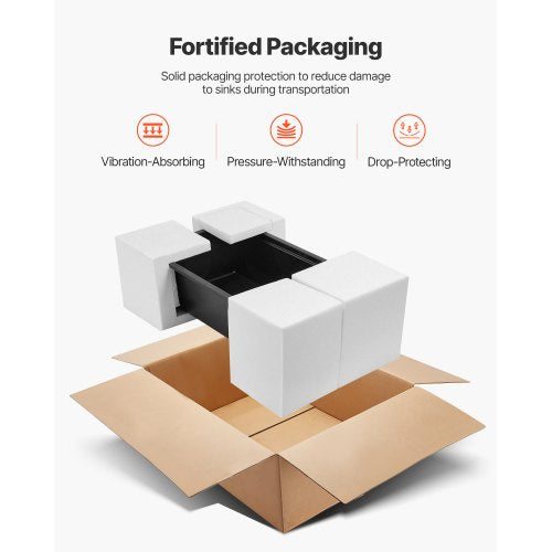 84 cm granite sink undermount single bowl for RV bar