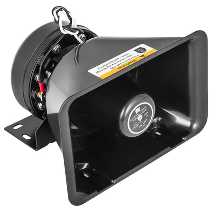 200W Car Warning Alarm Vehicle 7 Sounds Loud Warning Alarm Kit MIC System Emergency Fire Siren PA Speaker