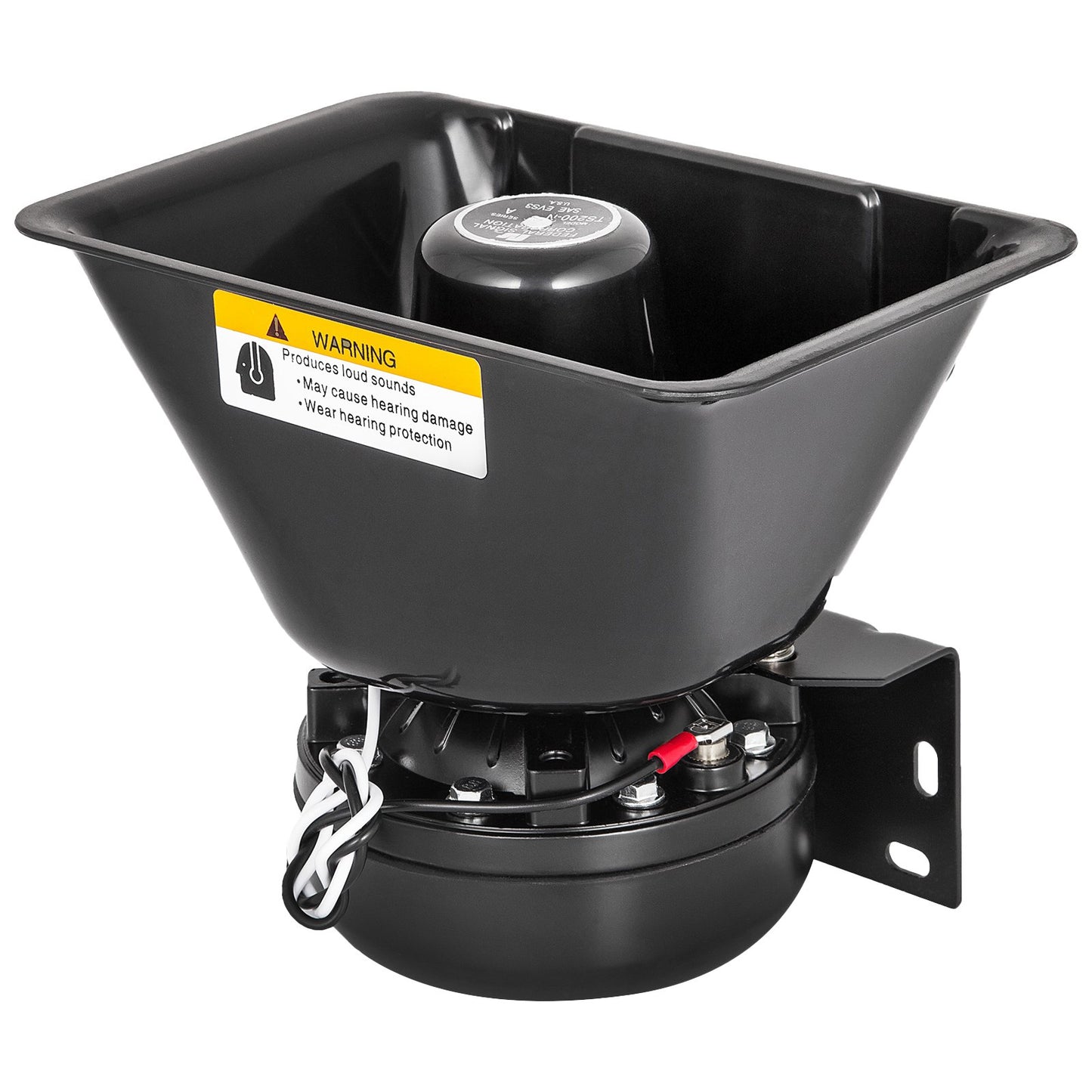 200W Car Warning Alarm Vehicle 7 Sounds Loud Warning Alarm Kit MIC System Emergency Fire Siren PA Speaker