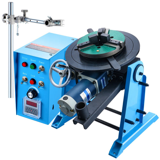 50KG Rotary Welding Positioner 0-90° Positioning Turntable 0.5-6RPM